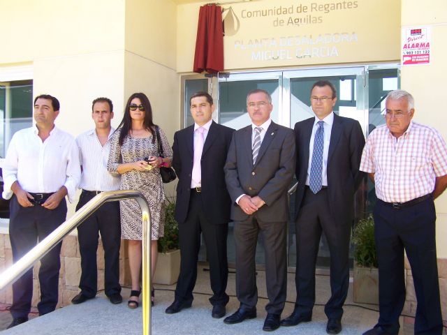 La Planta Desaladora de la Comunidad de Regantes de Águilas lleva desde hoy el nombre de ´Miguel García´ - 2, Foto 2