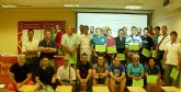 Clausura del Primer Curso de entrenadores de porteros en Murcia