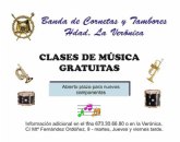 Abierto el plazo de solicitud de plaza para la Escuela de Música de La Verónica