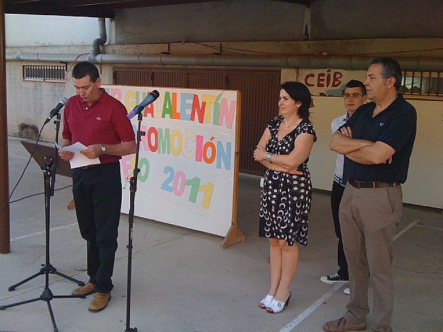 Autoridades municipales asisten al acto de graduación de los ocho alumnos de 4º de la ESO del CP Guadalentín, Foto 5