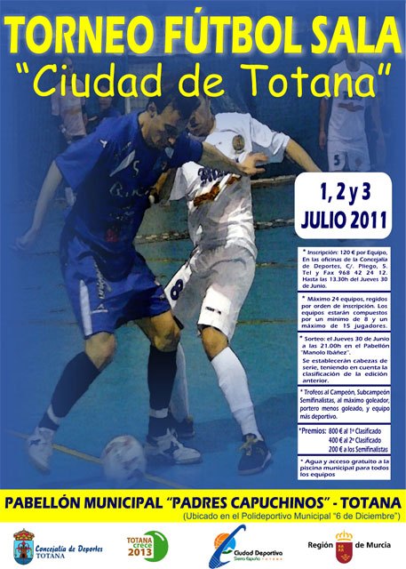 El Torneo de Fútbol-Sala Ciudad de Totana tendrá lugar los días 1, 2 y 3 de julio, Foto 4