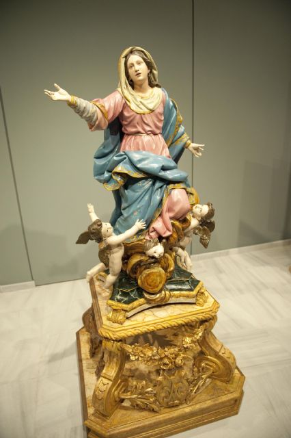 La Virgen de los Remedios luce restaurada en el Palacio Molina - 4, Foto 4