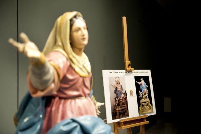 La Virgen de los Remedios luce restaurada en el Palacio Molina - 5, Foto 5