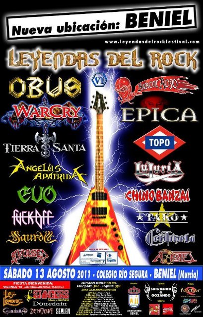 Leyendas del Rock cambia de ubicación; nos vamos a Beniel - 1, Foto 1