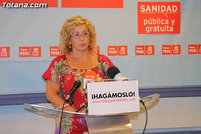 Rueda de prensa PSOE Totana. Valoración Pleno extraordinario 20/06/2011, Foto 1