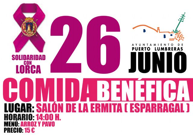 Las Asociaciones de Mujeres de Puerto Lumbreras organizan una comida Solidaria con Lorca el próximo domingo - 1, Foto 1