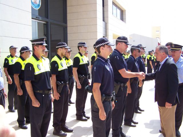 Autoridades municipales mantienen una reunión de trabajo con la totalidad de los agentes que integran la plantilla de la Policía Local de Águilas - 2, Foto 2