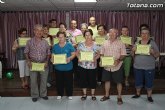 Clausura del programa de gimnasia de mayores en el Centro de Personas Mayores