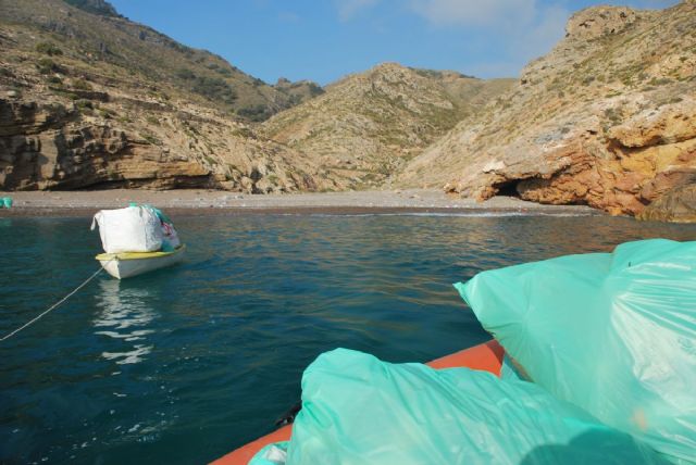 Continúan las labores de limpieza en las calas de la zona oeste - 2, Foto 2