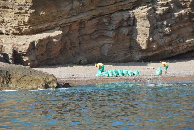 Continúan las labores de limpieza en las calas de la zona oeste - 4, Foto 4