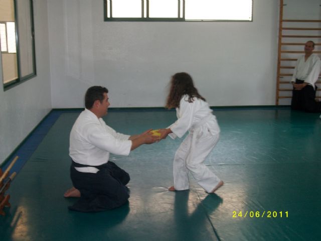 Aikido. Dos jvenes totaneras consiguen el cinto amarillo - 3