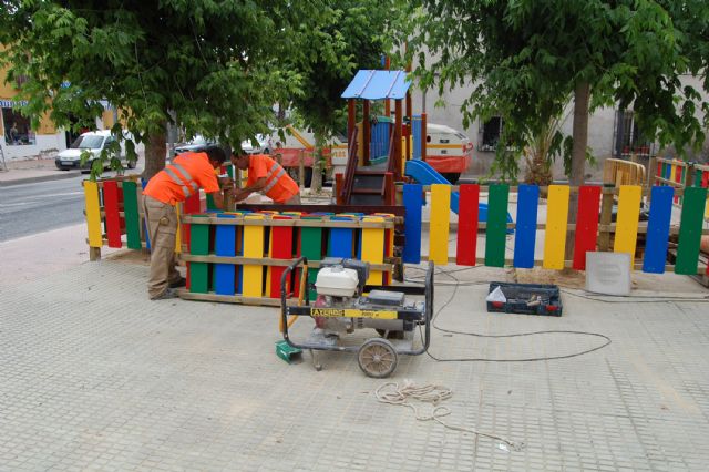 Comienzan las obras de renovación del jardín del barrio torreño de Los Vicentes - 1, Foto 1