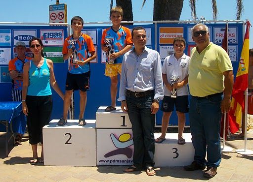 Éxito de los nadadores locales más jóvenes en la IX Travesía Playas de San Javier - 1, Foto 1