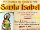 Las fiestas del barrio de la Era Alta, en honor a Santa Isabel, arrancan mañana viernes 1 de julio