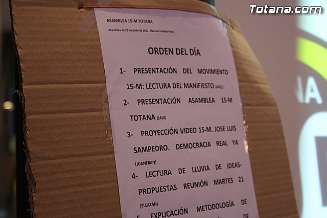 2ª asamblea popular del movimiento 15M en Totana - 7