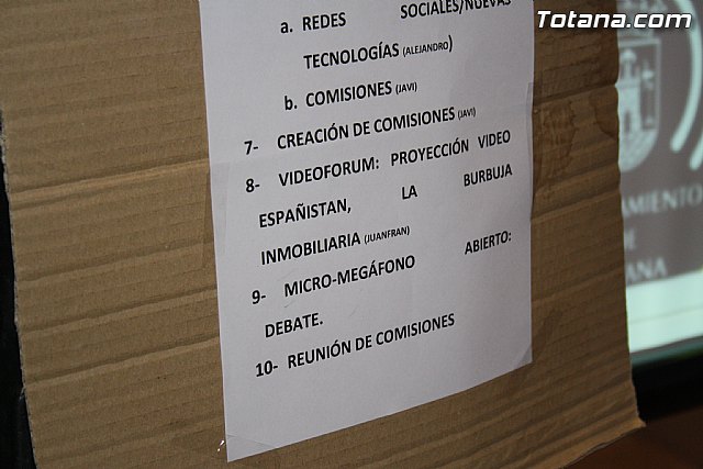 2ª asamblea popular del movimiento 15M en Totana - 9