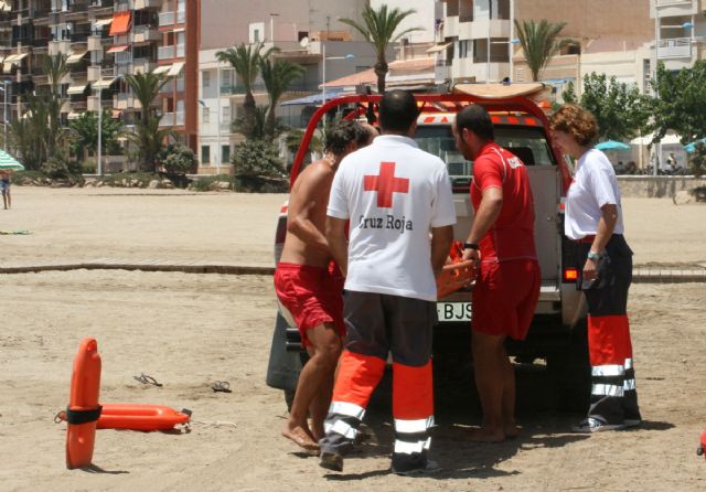 Resueltos con éxito los Simulacros de Salvamento, Rescate y Seguridad llevados a cabo en las Playas de Las Delicias y La Colonia que ostentan la Q de Calidad - 1, Foto 1