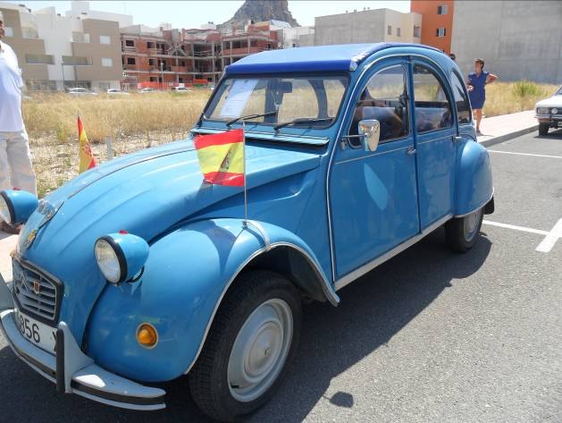 Exposición coches antiguos, mercado de La Morra - 2, Foto 2