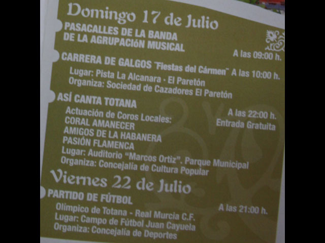Presentan las Fiestas de Santiago 2011 - 13