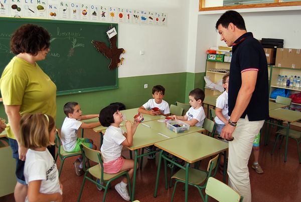 El alcalde del municipio, Alfonso Fernando Cerón Morales, visita a los niños del Educaverano - 3, Foto 3