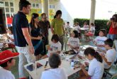 El alcalde del municipio, Alfonso Fernando Cerón Morales, visita a los niños del Educaverano