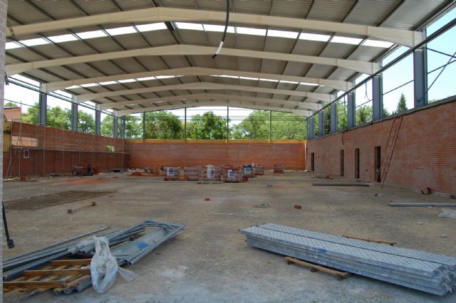 Las obras del pabellón deportivo del instituto Salvador Sandoval torreño, a buen ritmo - 3, Foto 3