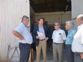 El consejero de Obras Pblicas visita el Laboratorio de Mecnica del Suelo