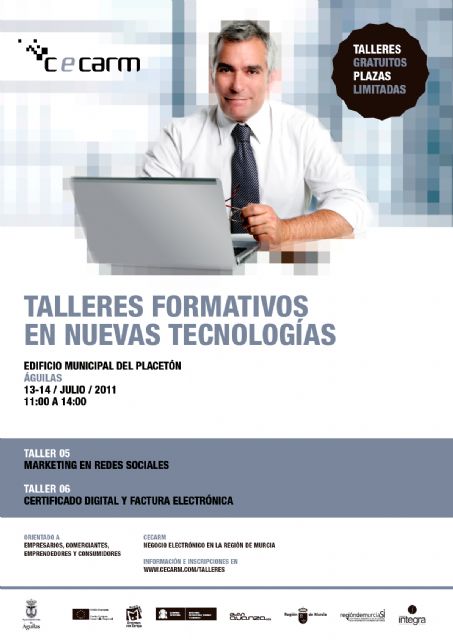 El edificio municipal 'El Placetón' acogerá los talleres 'Marketing en Redes Sociales' y 'Certificado Digital y Facturación Electrónica' - 1, Foto 1