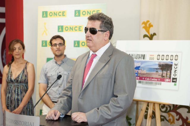 Cala Cortina y Calblanque lucirán en cinco millones de cupones de la ONCE - 1, Foto 1