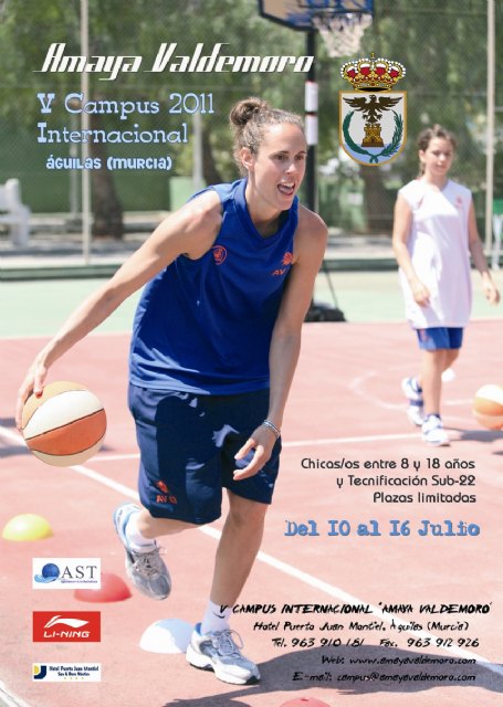 El Campus de baloncesto “Amaya Valdemoro” beca a 50 niñas lorquinas - 2, Foto 2