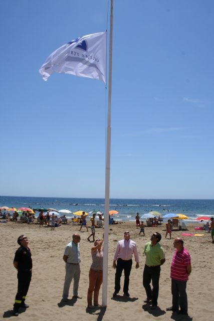 4 playas de Mazarrón ondean al viento su excelencia turística - 1, Foto 1