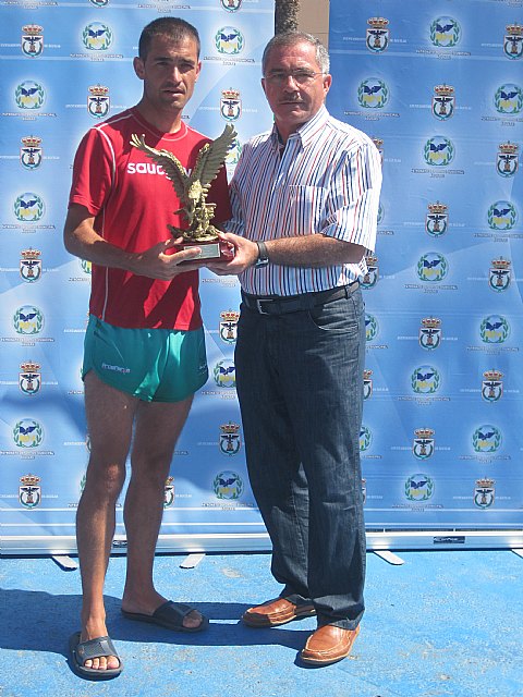 La totanera Raquel Miras y Abderramán Dalaima ganadores de la XXXIV Carrera Popular Ciudad de Águilas, Foto 2