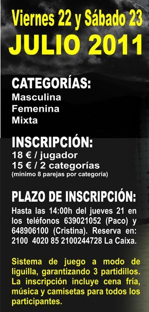 I torneo nocturno de padel Fiestas de Santiago, Foto 4