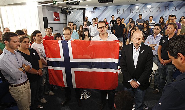 Juventudes Socialistas de Totana condena los atentados de Oslo contra el Gobierno noruego y las Juventudes Laboristas - 1, Foto 1