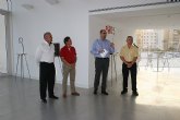 El Auditorio de guilas acoge la exposicin escultrica de 'Pedro Jos Garca Andreo'
