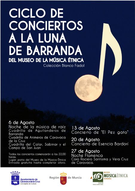 El Museo de la Música acoge en agosto el ciclo de conciertos A la luna de Barranda - 1, Foto 1