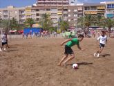 Todo preparado para el I Torneo de Ftbol Playa