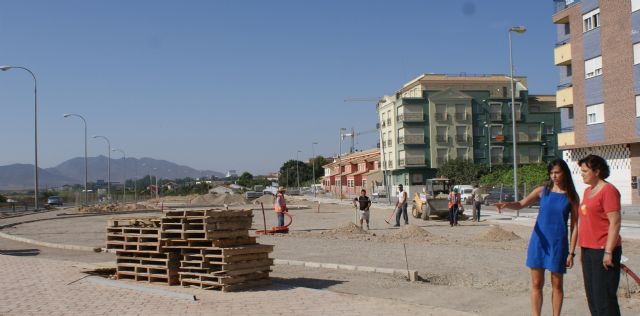 Avanzan las obras del nuevo Parque Público Reina Sofía que incluye más de 14.000 metros cuadrados en el centro urbano de Puerto Lumbreras - 1, Foto 1
