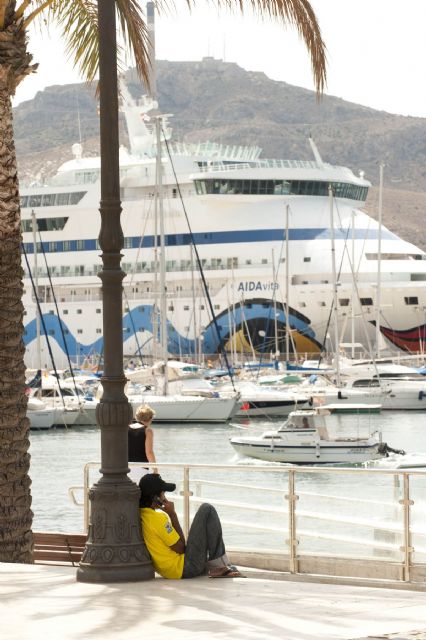 1.200 turistas llegan a Cartagena a bordo del AIDAvita - 1, Foto 1
