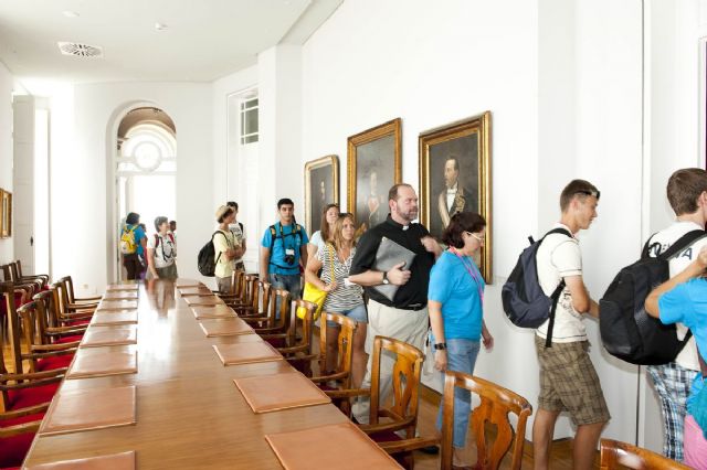 El Palacio Consistorial recibe a 170 jóvenes eslovenos de camino a la Jornada Mundial de la Juventud - 5, Foto 5