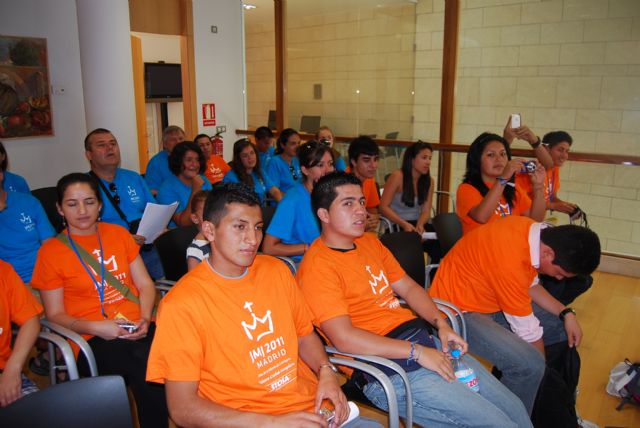 Un total de 33 peregrinos de Ecuador son acogidos por familias totaneras y el colegio La Milagrosa con motivo de la celebración de la Jornada Mundial de la Juventud, Foto 4