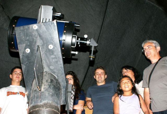 Observación multitudinaria de ´lluvia de estrellas´, en el Cabezo de la Jara - 1, Foto 1
