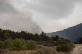 El incendio de Atamaría continúa estabilizado y su perímetro sigue controlado por los efectivos aéreos y terrestres de emergencias