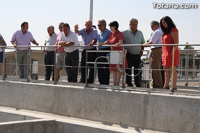 La Comunidad garantiza la calidad del agua depurada de Totana con la inauguración del Tratamiento Terciario - 1, Foto 1