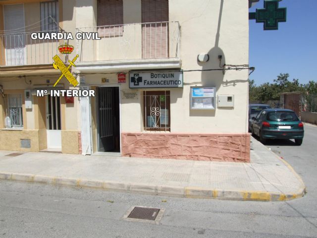 Desarticulado el grupo delictivo responsable del atraco al botiquín de farmacia de Abarán - 1, Foto 1