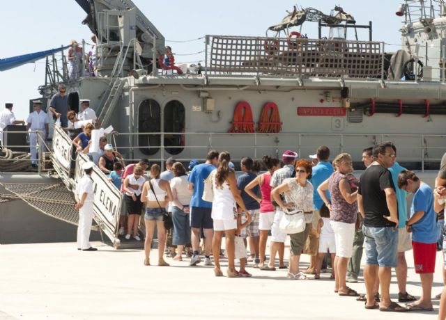 El patrullero Infanta Elena y el cazaminas Segura, abiertos durante la Audi MedCup - 4, Foto 4