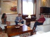 Encuentro en San Esteban del Alcalde de Bullas con el Presidente de la Región