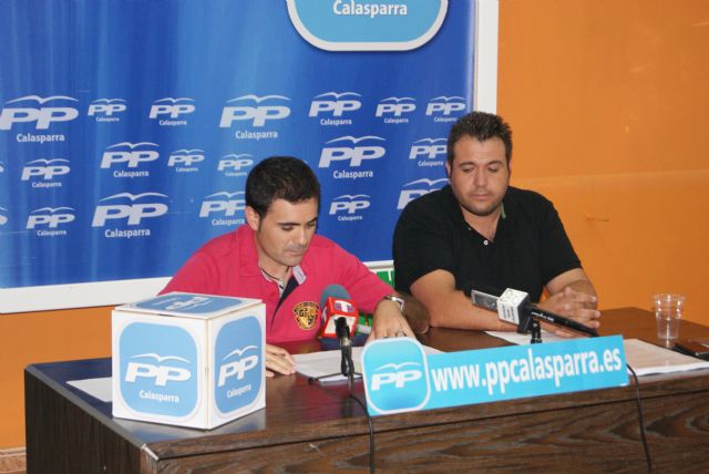 El pasado 24 de julio en la sede del Partido Popular de Calasparra se realizó la primera rueda de prensa de la legislatura - 1, Foto 1