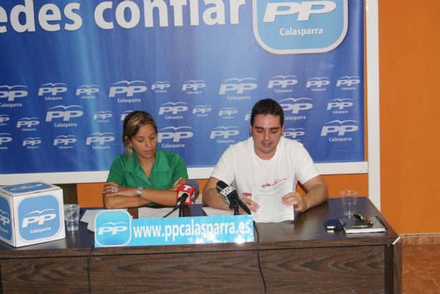 El pasado 24 de julio en la sede del Partido Popular de Calasparra se realizó la primera rueda de prensa de la legislatura - 2, Foto 2