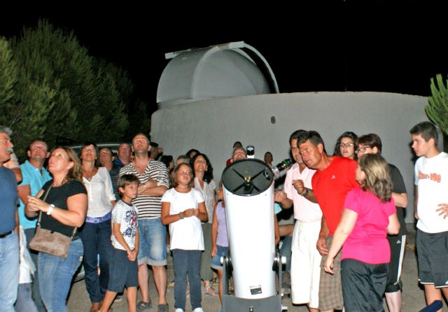 Más de 3.000 personas participaron durante julio y agosto en la campaña 'Conoce las Estrellas' del Observatorio Astronómico de Puerto Lumbreras - 1, Foto 1